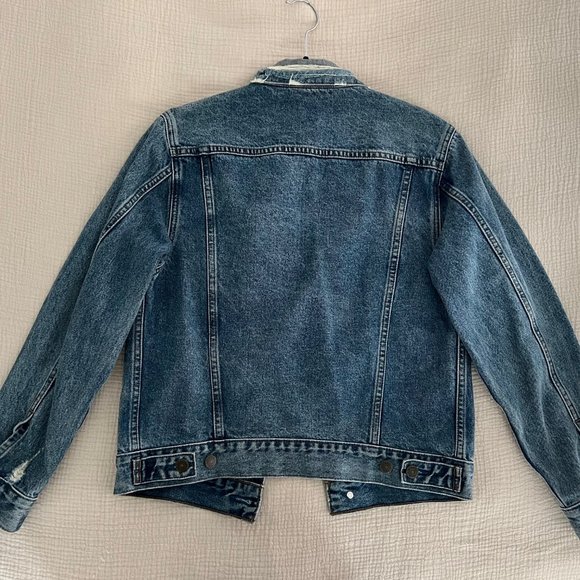 Reformation Distressed Denim Jacket - Picture 3 of 5